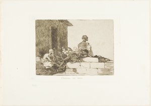 Appeals are in Vain, Plate 54 from The Disasters of War by Francisco Jose de Goya y Lucientes