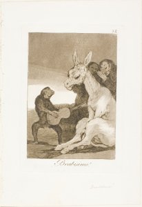 Bravo!, plate 38 from Los Caprichos by Francisco Jose de Goya y Lucientes