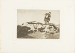 Bury Them and Keep Quiet, Plate 18 from The Disasters of War by Francisco Jose de Goya y Lucientes