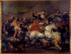 El dos de Mayo (May 2) or “The charge of the Mamluks”: revolt against Joseph Bonaparte in Madrid on 2/05/1808 by Francisco de Goya