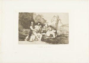 Get them well, and on to the next, plate 20 from The Disasters of War by Francisco Jose de Goya y Lucientes