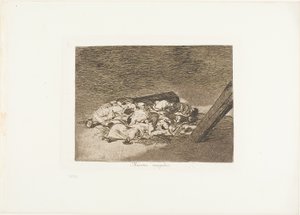 Harvest of the dead, plate 63 from The Disasters of War by Francisco Jose de Goya y Lucientes