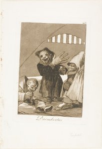 Hobgoblins, plate 49 from Los Caprichos