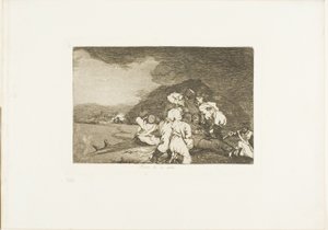 It Serves You Right, Plate Six from The Disasters of War by Francisco Jose de Goya y Lucientes