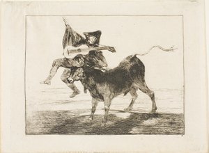 May God Repay You by Francisco Jose de Goya y Lucientes