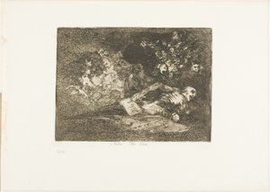 Nothing. The Event Will Tell, plate 69 from The Disasters of War by Francisco Jose de Goya y Lucientes