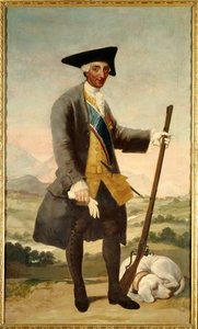 Portrait of Charles III as a Hunter by Francisco de Goya