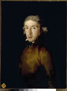 Portrait of Leandro Fernandez de Moratin, Spanish Poet and Playwright by Francisco de Goya