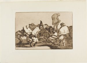 Rejoice, Carnival, for Tomorrow Thou wilt Be Ashes (plate 14 from Los Proverbios) by Francisco Jose de Goya y Lucientes
