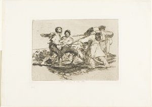 Rightly or Wrongly, Plate Two from The Disasters of War by Francisco Jose de Goya y Lucientes