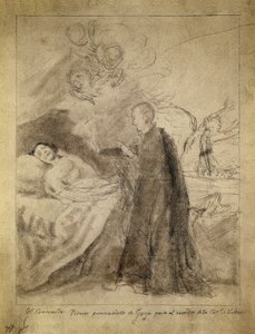 Saint Francis Borgia at the Bedside of a Dying Impenitent by Francisco Jose de Goya y Lucientes