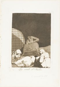 Sleep Overcomes Them, plate 34 from Los Caprichos by Francisco Jose de Goya y Lucientes