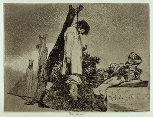 Neither Here (Desastres de la Guerra 36) by Francisco Jose de Goya y Lucientes