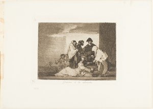 Thanks to the Millet, plate 51 from The Disasters of War by Francisco Jose de Goya y Lucientes