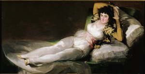 The Clothed Maja by Francisco Jose de Goya y Lucientes