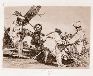 The Disasters of War: Why (etching from preparatory drawing)