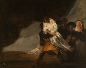 The Hanged Monk by Francisco Jose de Goya y Lucientes
