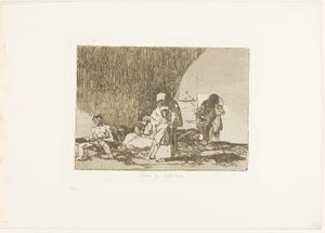 The Healthy and the Sick, plate 57 from The Disasters of War by Francisco Jose de Goya y Lucientes