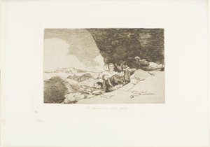 The Same Elsewhere, Plate 23 from The Disasters of War by Francisco Jose de Goya y Lucientes