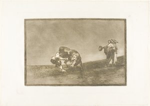 The Same Man Throws a Bull in the Ring at Madrid, Plate 16 from 