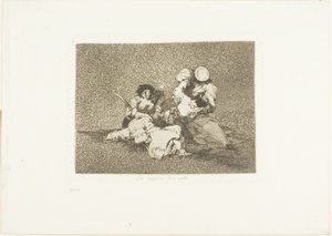 The Women Give Courage, plate four from The Disasters of War by Francisco Jose de Goya y Lucientes