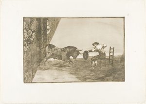The Daring of Martincho in the Ring at Saragossa, Plate 18 from The Art of Bullfighting by Francisco Jose de Goya y Lucientes