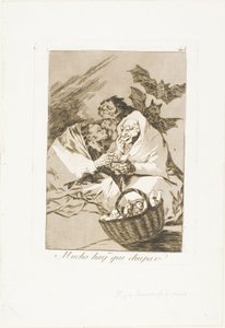 There is Plenty to Suck, Plate 45 from Los Caprichos by Francisco Jose de Goya y Lucientes