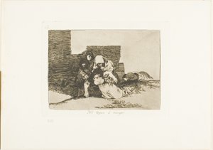 They Do Not Arrive in Time, Plate 52 from The Disasters of War by Francisco Jose de Goya y Lucientes