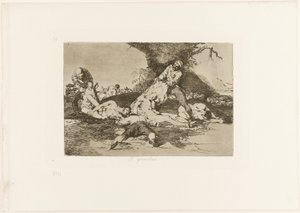 They Make Use of Them, plate 16 from The Disasters of War