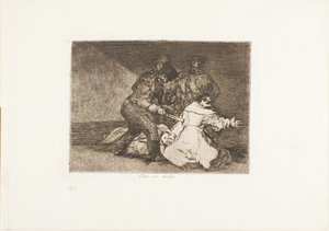 This is Bad, plate 46 from The Disasters of War by Francisco Jose de Goya y Lucientes