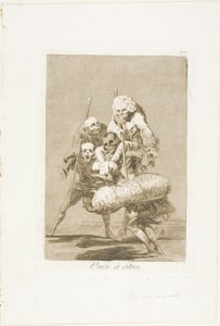 What One Does to Another, plate 77 from Los Caprichos by Francisco Jose de Goya y Lucientes