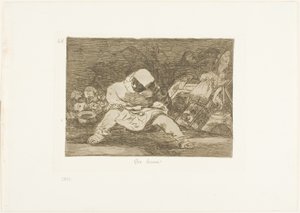 What Madness!, plate 68 from The Disasters of War by Francisco Jose de Goya y Lucientes
