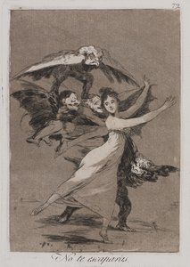 You Will Not Escape by Francisco de Goya