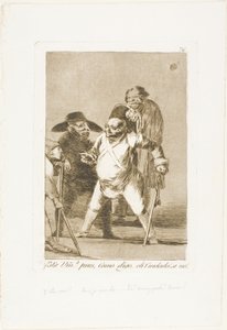 You Understand? ... Well, As I Say... Eh! Look Out! Otherwise..., Plate 76 from Los Caprichos