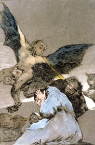 Monsters, engraving 1797-1799 by Francisco Jose de Goya y Lucientes