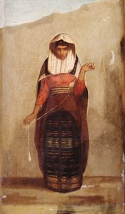 The Spinner by Francisco Laso, Museo de Arte de Lima