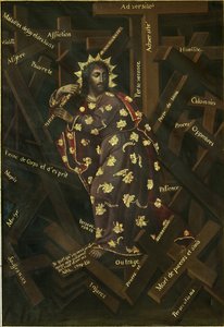 Christ on the Cross (French Baroque Art) by Francisco Moyen