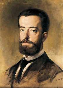 Portrait of Amadeo I of Savoy by Francisco Sans y Cabot