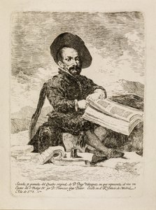 A Dwarf [El Primo] by Francisco de Goya