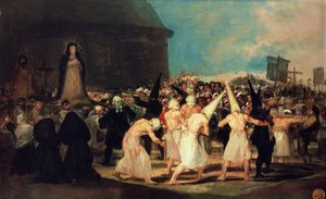 A Procession of Flagellants by Francisco de Goya