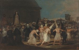 A Procession of Flagellants by Francisco de Goya