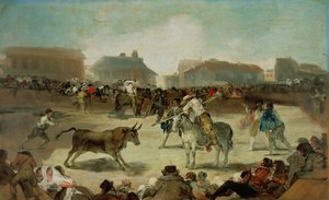 A Village Bullfight by Francisco de Goya