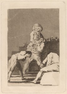 To the Count Palatine by Francisco de Goya