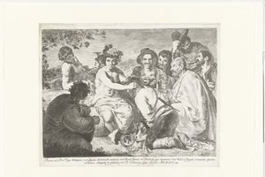Bacchus and the Drunkards (Baco) by Francisco de Goya