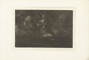 Funeral Folly (Los Disparates) by Francisco de Goya