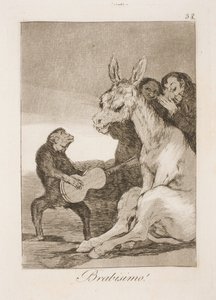 Bravissimo (Charles IV and Godoy) by Francisco de Goya