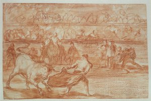 Bullfighting, 1815-16 by Francisco de Goya