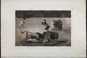 Bullfights: Another Madness of His in the Same Ring by Francisco de Goya