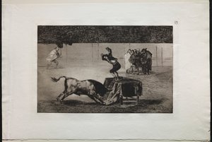 Bullfights: Another Madness of his in the Same Ring by Francisco de Goya