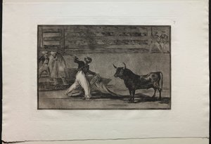 Bullfights: Origin of the Harpoons or Banderillas by Francisco de Goya